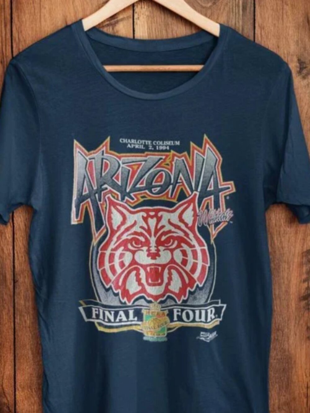 Vintage Style 90s NCCA Final Four 1994 Arizona Wildcats Athletics T-shirt